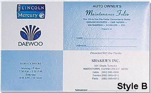 Maintenance Folios