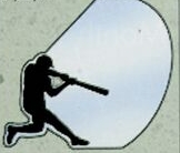 Male Baseball Sporting Silhouette Award (7")