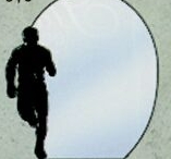 Male Runner Sporting Silhouette Award (6")