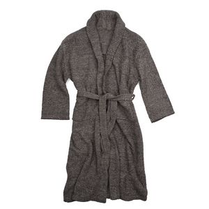 Malibu Adult Robe & Eye Mask Sets - Heathered - Kash-loungeâ„¢ - Silver Fox / Pewter - XL
