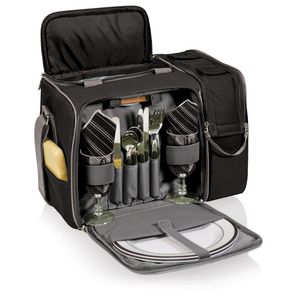 Malibu - Picnic Tote w/Deluxe Picnic Service for 2 - Solid Colors