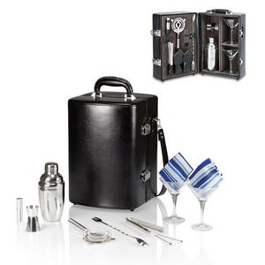 Manhattan Two Bottle Cocktail Case w/Barware