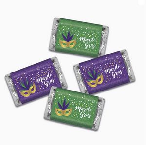 Mardis Gras Wrapped HersheyÂ®'s Miniatures