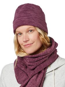 Marled Cascade Fleece Knit Beanie