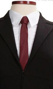 Maroon Skinny Tie