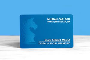 Matte Plastic Business Cards