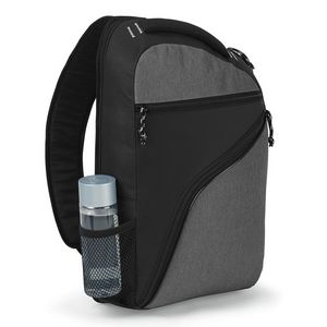 McKinley Laptop Sling Bag - Black-Heather Grey
