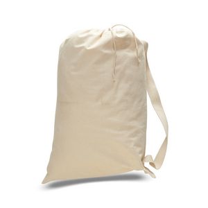 Medium Canvas Laundry Bag - Natural