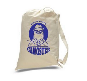 Medium Canvas Laundry Bag - Natural