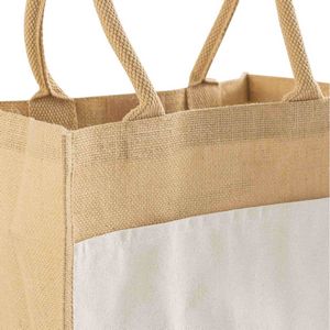 Medium Easy-Print Jute Bag