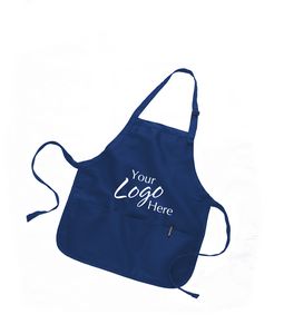 Medium Length Apron w/3 Compartments (22"x24")