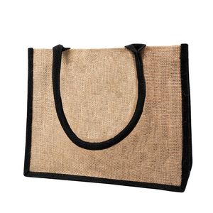 Medium Natural Jute Tote Bag