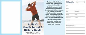 Men's Health Record & Dietary Guide Pocket Pamphlet