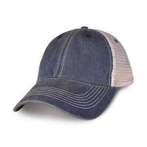 Merrimack Hat Co.® Austin Vintage Trucker - Navy-Tan