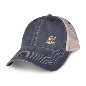Merrimack Hat Co.Â® Austin Vintage Trucker - Navy-Tan