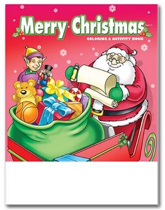 Merry Christmas Coloring & Activity Book Fun Pack