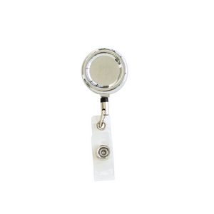Metal Badge Reel w/Top Eye Loop