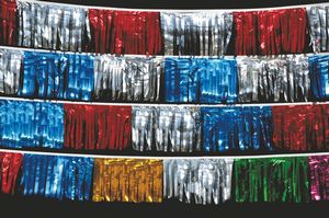 Metallic Starburst Pennants