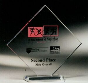 Mini Diamond Award (4"x3/8")
