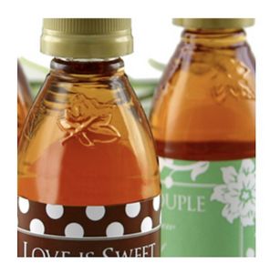 Mini Syrup Bottle with Logo