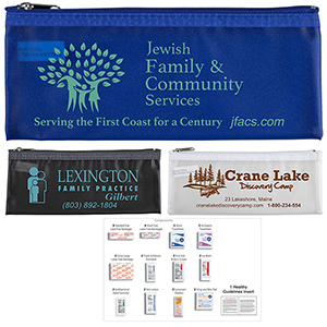 "Molera" 35 Piece Deluxe First Aid Kit in Zipper Pouch