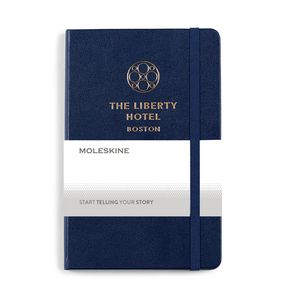 MoleskineÂ® Hard Cover Ruled Medium Notebook - Navy Blue