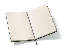 Moleskine® Hard Cover Squared Large Notebook - Black