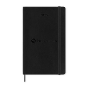 MoleskineÂ® Soft Cover Large 12-Month Weekly 2026 Planner - Black