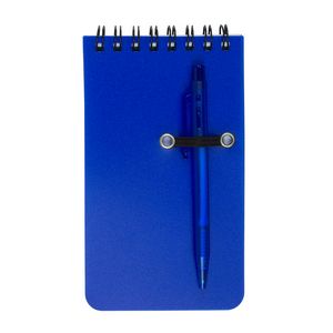 "Monterey" Pocket Sized Spiral Jotter Notepad Notebook w/Pen (Overseas)