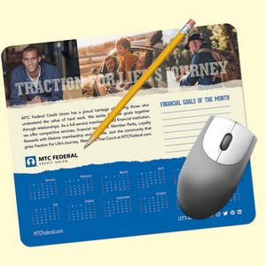 MousePaperÂ® 40 Page 7.25"x8.5" Note Paper Calendar MousePad