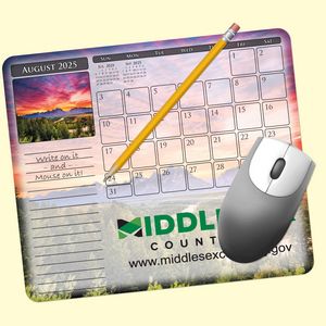 MousePaperÂ® Calendar 12 Month 7.25"x8.5" Paper Mouse Pad