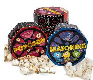 Movie Reel Popcorn & Seasoning Tower