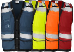 Multi-Color Surveyors Safety Vest