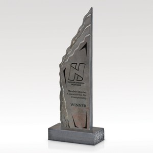 Multicolored Slate Award - Solace - Small