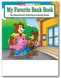 My Favorite Bank Book Coloring Book Fun Pack