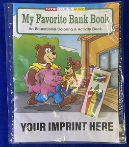 My Favorite Bank Book Coloring Book Fun Pack