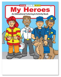 My Heroes Coloring Book Fun Pack Set