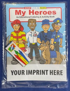 My Heroes Coloring Book Fun Pack Set