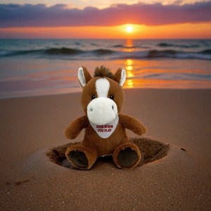 *NEW* 10" Sitting Cuddly Cuties - Horse