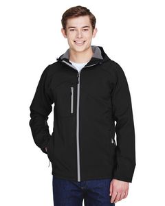 NORTH END Men's Prospect Two-Layer Fleece Bonded Soft Shell Hooded Jacket