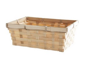 Natural Bamboo Basket EMPTY 11.5"