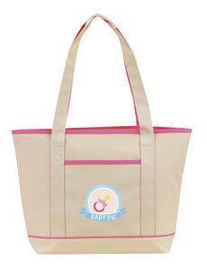 Natural Boat Tote Bag CUSTOM ONLY 1000PC MIN