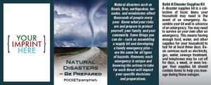 Natural Disasters - Be Prepared Pocket Pamphlet