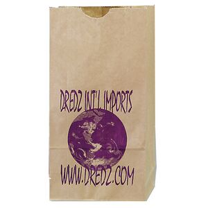 Natural Popcorn Bags (4 1/4"x2 3/8"x8 3/16")