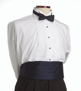 Navy Blue Cummerbund