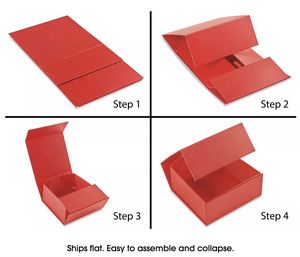 Navy Matte Magnetic Box 10" x 10" x 4.5"