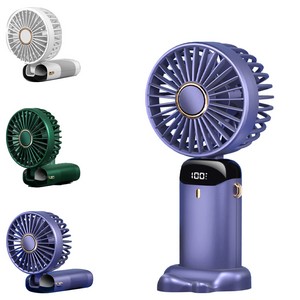 New Handheld Digital Folding Aromatherapy Desktop Mini Portable Fan