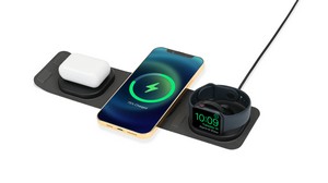 Newton Foldable Compact Wireless Charger - Charcoal Heather