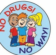 No Drugs! No Way! Sticker Roll