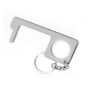 No Touch Thingamajig Keyring: Aluminum